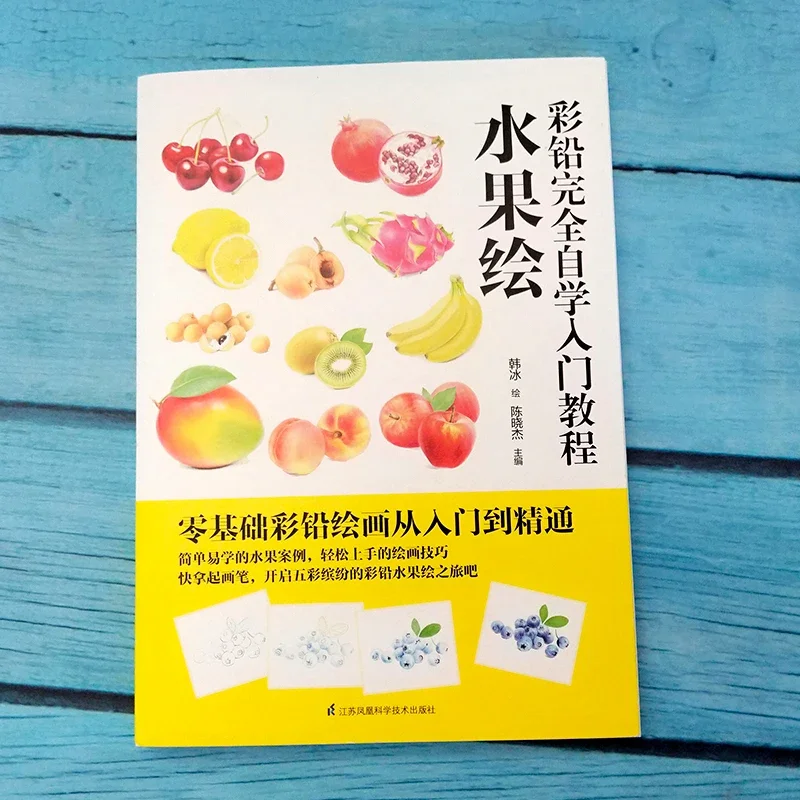 Color lead painting completely self-study introductory tutorial book fruit drawing hand-painted copying textbook DIFUYA