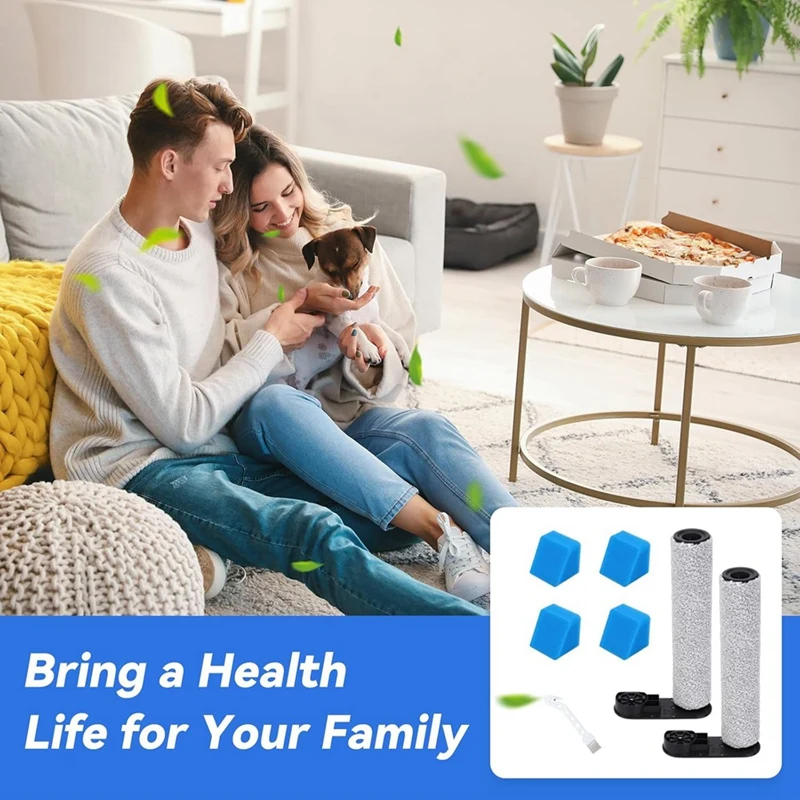 AC39-สําหรับ Eureka NEW430BL / JONR ED12 เครื่องดูดฝุ่นเปลี่ยนชิ้นส่วนแปรงลูกกลิ้งหลักและฟองน้ําตัวกรอง