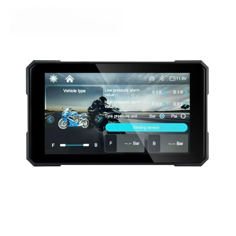 M15 5 inch Touch Screen Linux V851 5G WiFi Bluetooth 5.0 IP67 Wireless CarPlay Android Car Motorcycle