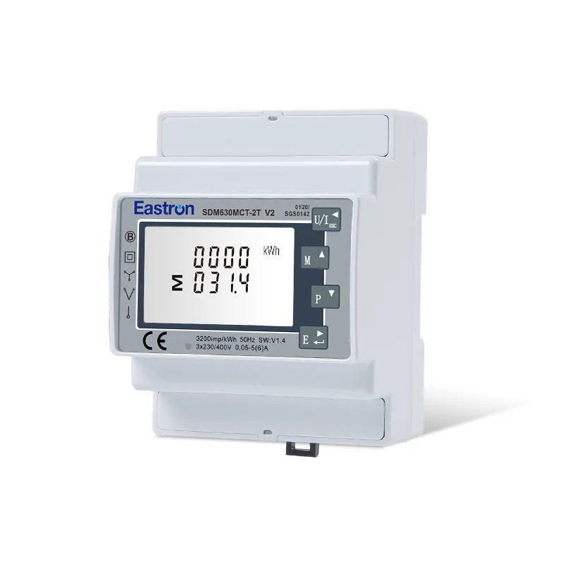 Imagem -04 - Conectado Medidor de Potência Multifunction de Entrada Dupla para Iluminação e Energia Rs485 Modbus Sdm630mct2t v2 5a ct