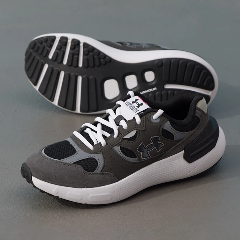 Under Armour Men's Shoes, Cushioning and Shock-Absorbing Running Shoes, Men's Knitted Upper, Breathable and Lightweight Sports Shoes 3028615-100