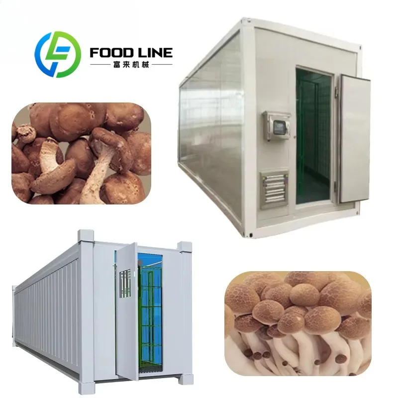Intelligent Mushroom Production Container Integrated Ventilation And Sterilization System For Healthy Mushroom Growth