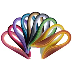 900pcs 3/5mm Rainbow Paper Quilling Strips Set 39cm Flower Gift Paper For Handmade Paper Decoration Craft DIY Quilling Tools