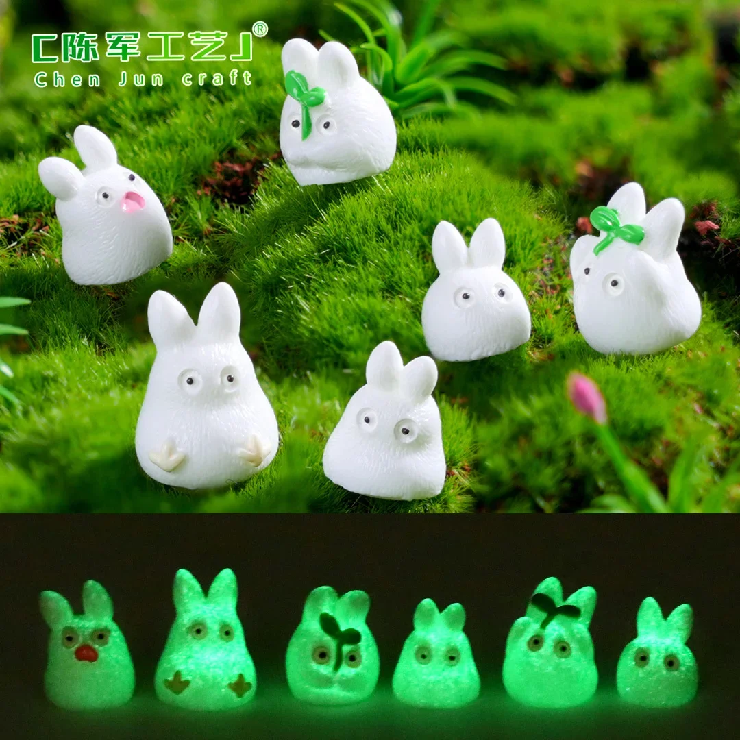 6Pcs Wholesale Micro Landscape Creative Luminous Growth Elf, Gardening Landscaping Ornament Accessories Knickknacks