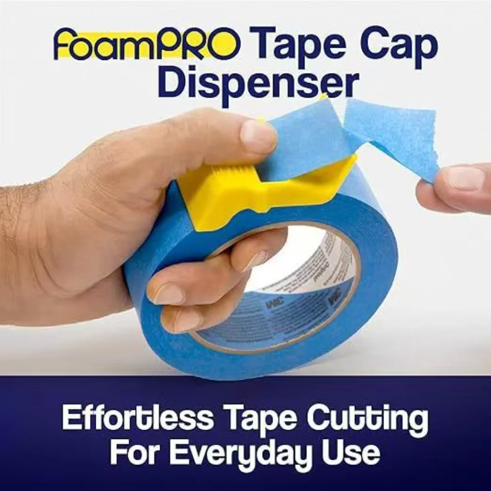 Tape Cap Dispenser Portable Masking Tape Cutter Handheld Painter Applicator for DIY Painting Art Crafts Home Improvement Tools