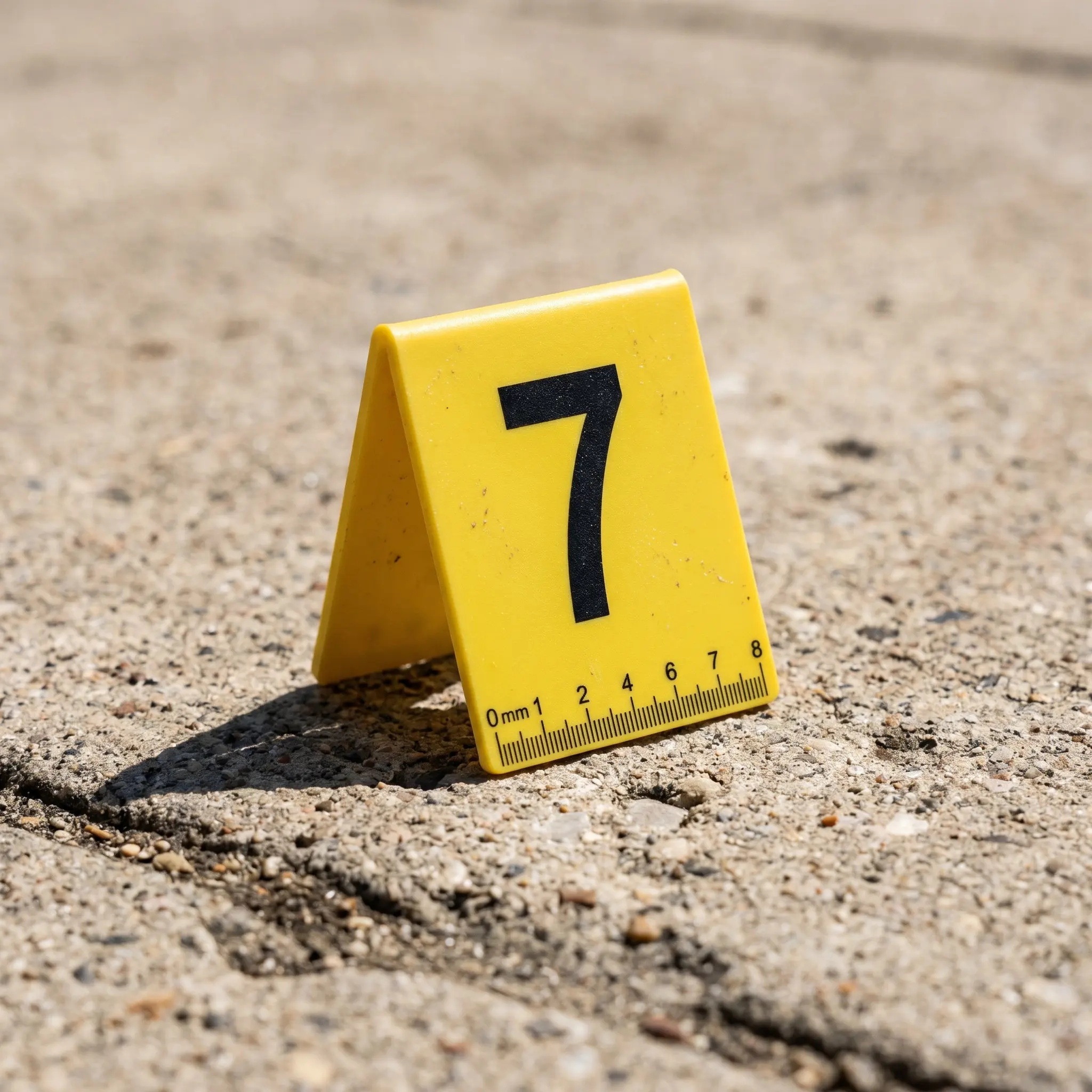 20Pcs Crime Scene Evidence Markers with Scale V L Shape Forensic Identification Tags for Detective Party Halloween Photo Booth