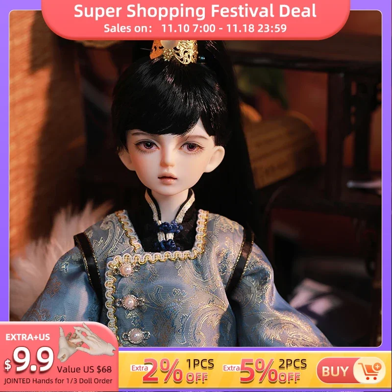 1/4 BJD Shuga Fairy Taine MSD Doll Boy Body Resin Toys for Children's Birthday Gift Original Design