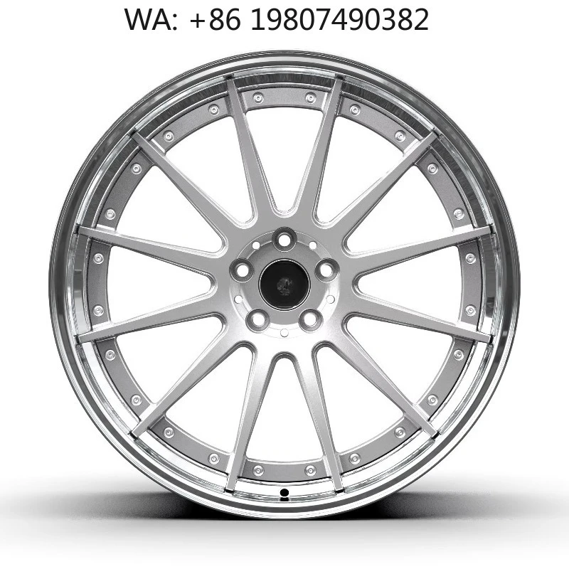 17-24 Inch 35mm Deep Lip 2/3 Piece Forged Wheels 6061-T6 Polished Design Long Service Life Car Rims