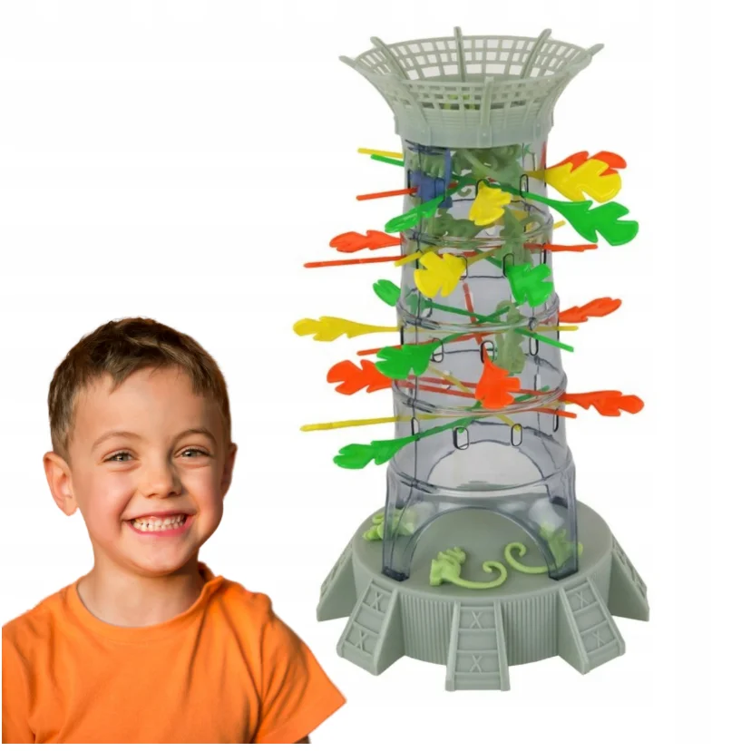Tumbling Monkeys Board Game, Classic Stick Pulling Interactive Desktop Toy, Family Party Kids Birthday Gift