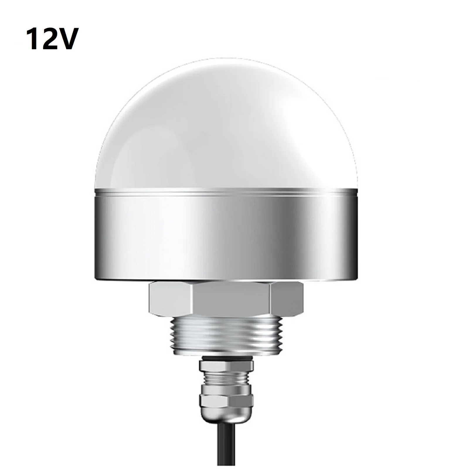 Versatile Tri-Color Alarm Light 70MM Semicircular LED Indicator With Buzzer 85dB For Electrical Equipment Tool Accessory