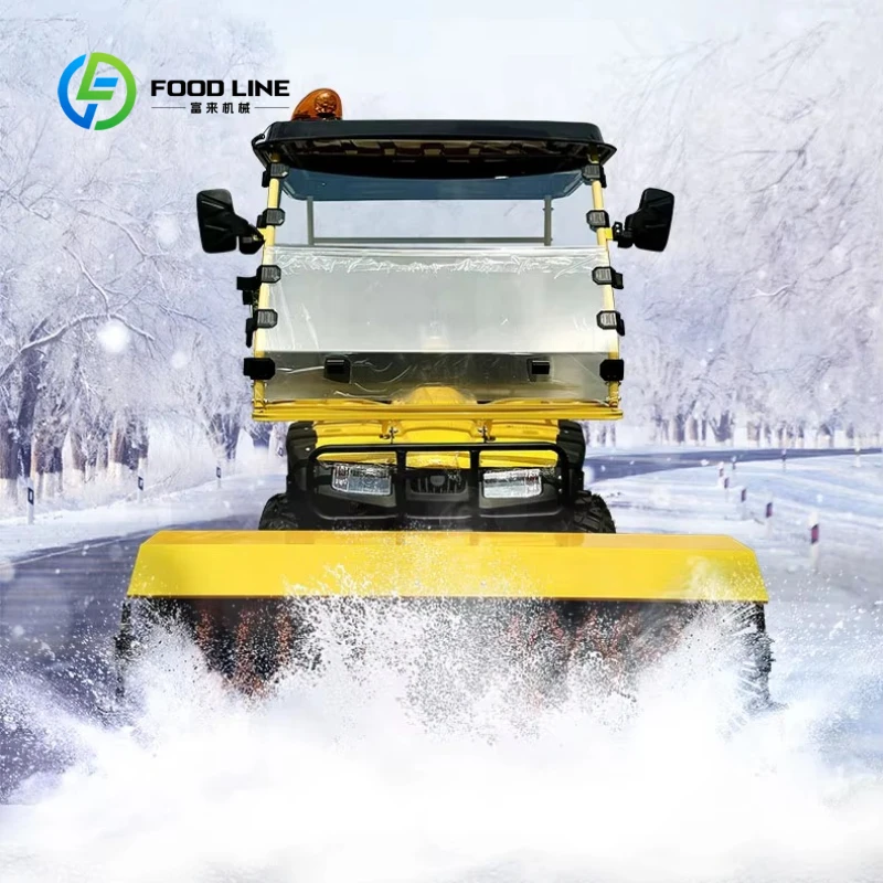 Customized Snow Cleaning Machine Snow Removal Equipment Sweeper Driving Removal Blower Professional Ride‑on Snow Sweeper