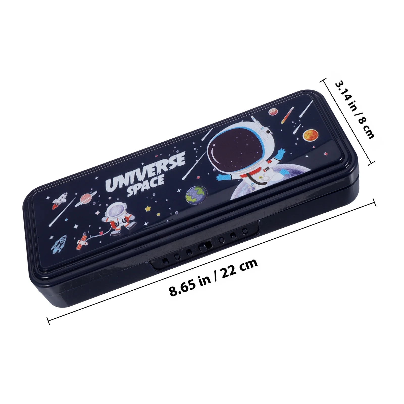 Cartoon Pencil Box Multi-Function Large Capacity Handheld Organizer Stationery Case Student Portable Pencil Container Convenient