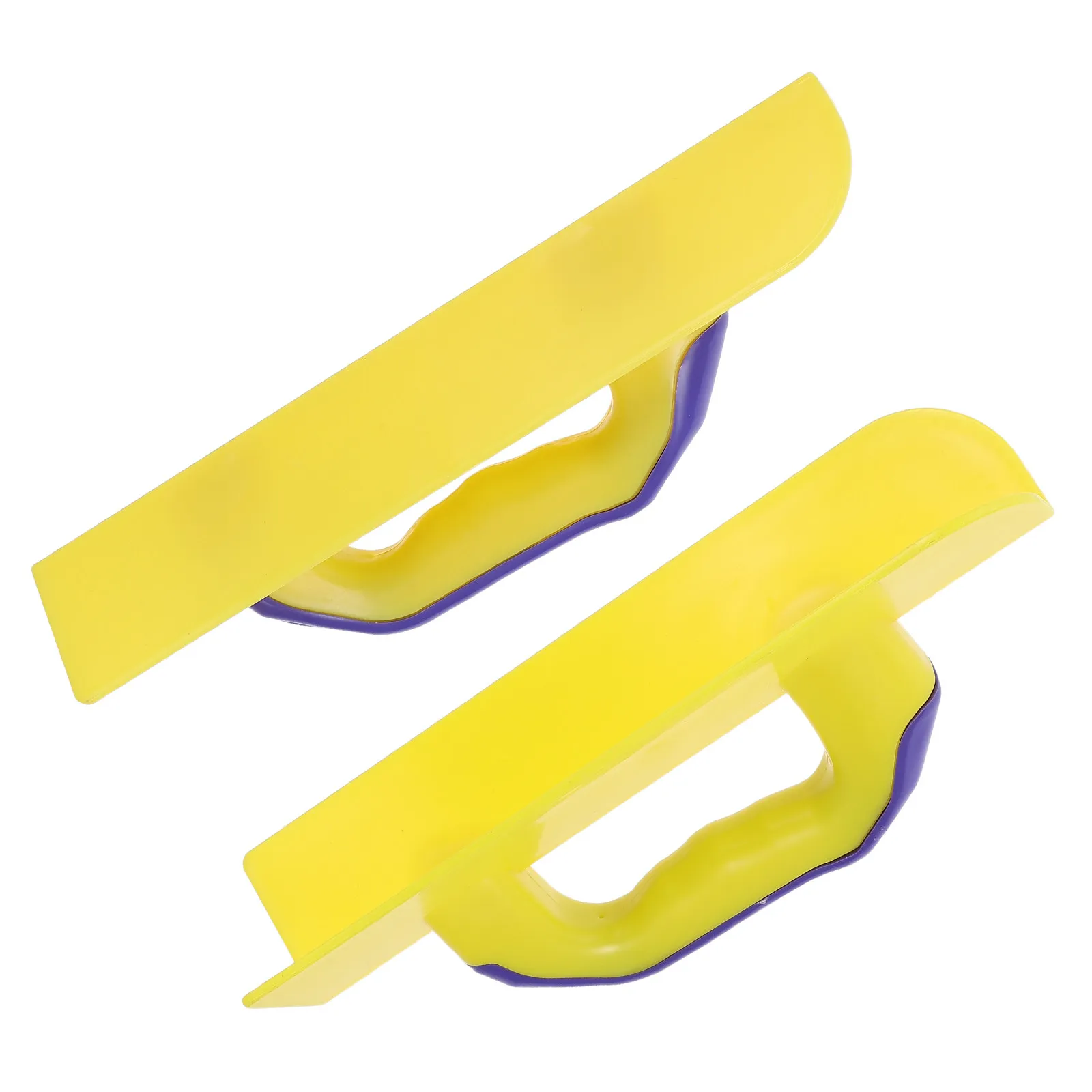 2Pcs Plastic Drywall Corner Trowel Set 30x11x8.5cm Corner Knife Wall Plastering Tool Brick Trowel