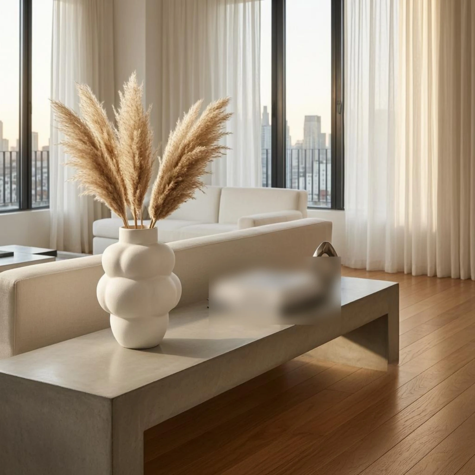Home Decor Minimalist Style - Ваза-пузырь: Минималистичная скульптурная ваза для домашнего