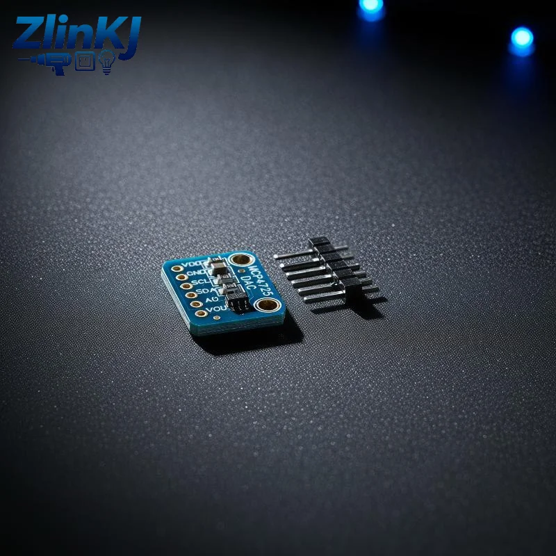 MCP4725 DAC Breakout Module, 12 Bit Digital To Analog Converter I2C DAC Module For DIY Electronic Projects
