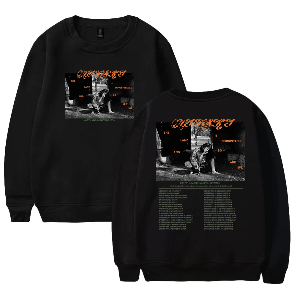 

Mitski The Land Is Inhospitable And So Are We Tour 2024 Crewneck Long Sleeve Streetwear Men Women Sweatshirt Hip Hop Clothes