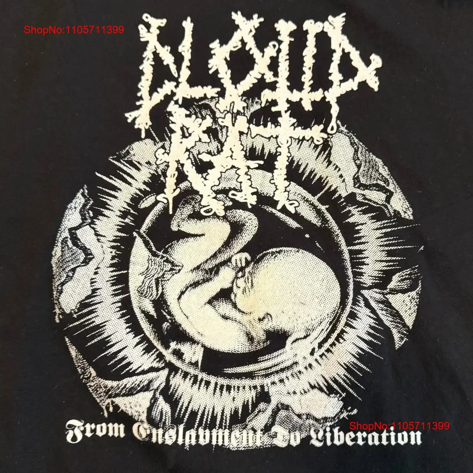 Cloud Rat Band From Enslavement To Liberation T Shirt BO258 long or short sleeves vintage Washed Casual Top For Everyday Wear