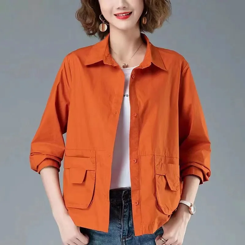 2025 New Women's Jackets Spring Summer Causal Windbreaker Famale Thin Basic Coat Lightweight Jacket Outwear Women Clothing