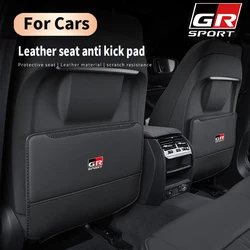 Car Seat Back Anti-Criança Kick Protector Pad, Acessórios Interior, Toyota Yaris, Supra, Corolla, Prius, Harrier, RZ, GR Esporte, 2pcs