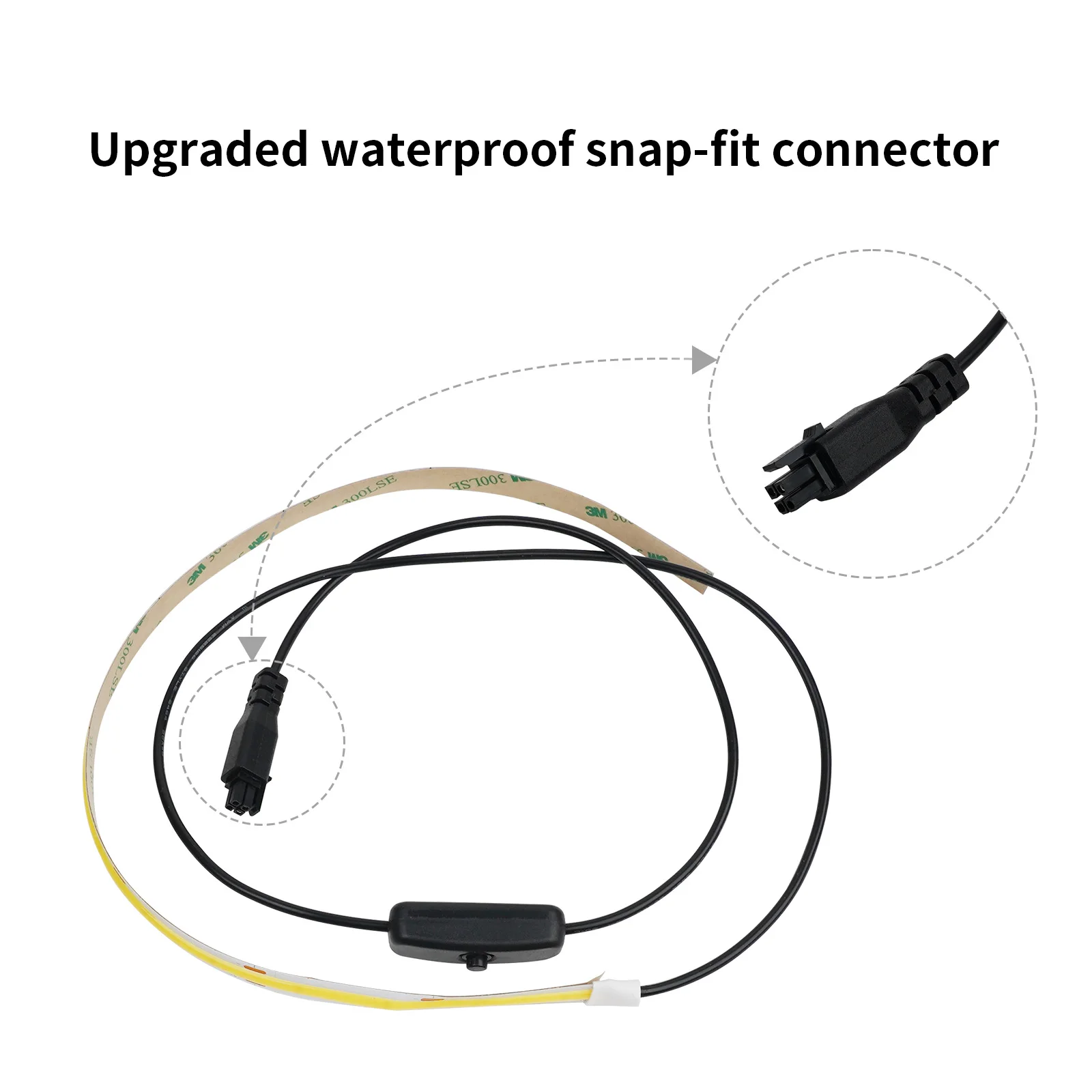 Upgrade LED Lights Strip For Bambu Lab A2L Led Light Lamp 3D Printer Low Power High Brightness Fill Light Accessory 3D Parts