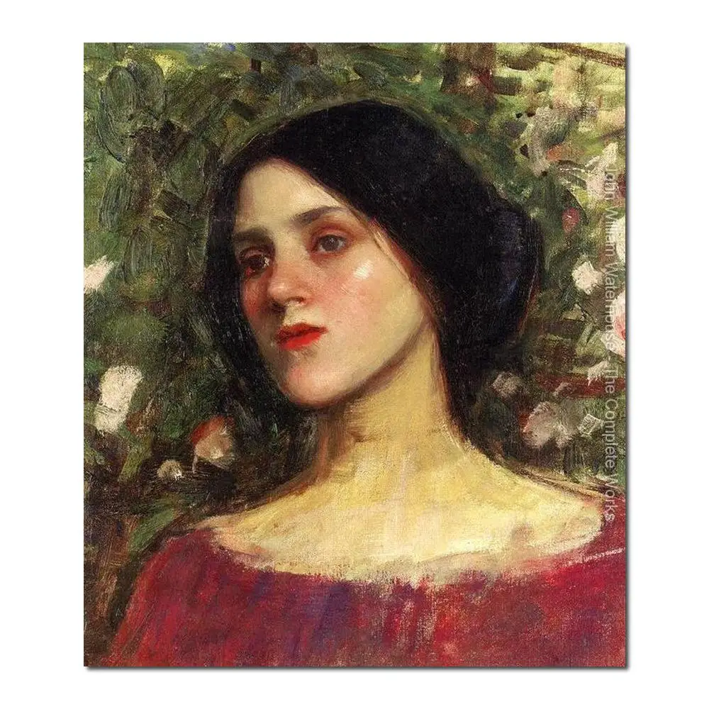 

The Rose Bower John William Waterhouse reproduction art High quality Handpainted