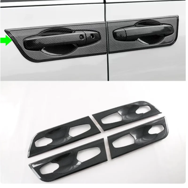 

For Honda Odyssey 2022 2023 2024 Handrail Armrest Exterior Door Handle Bowl Covers Trim ABS/Stainless Steel Accessories Sticker