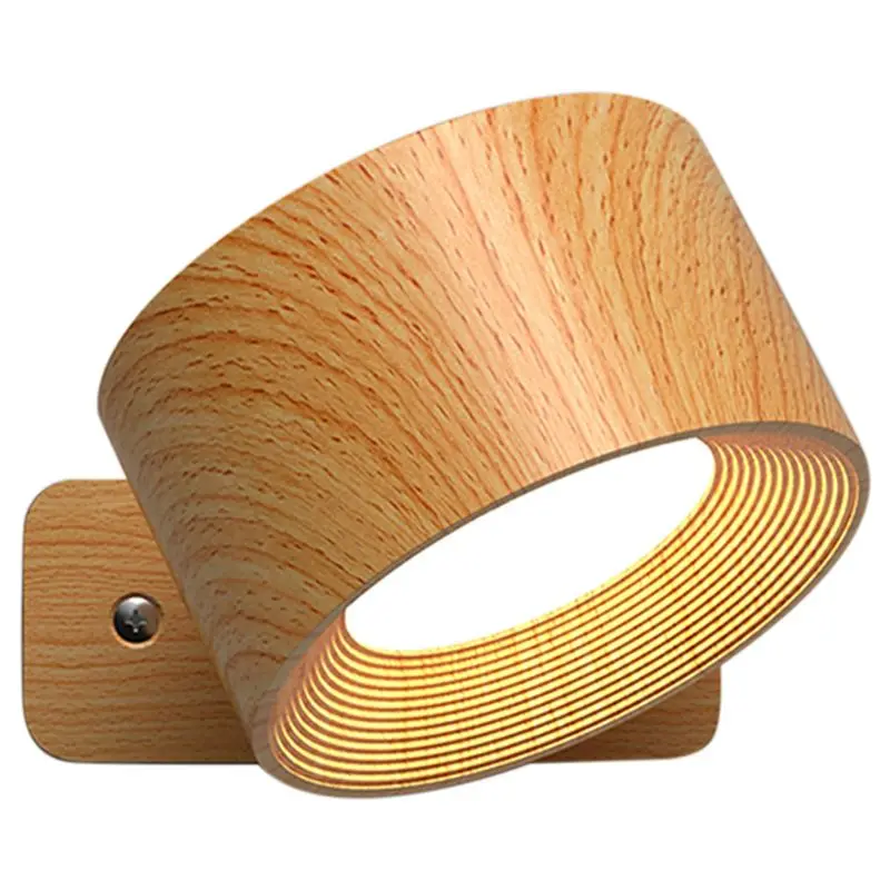 

AB42-LED Wall Sconce, Magnetic Touch Control, Rechargeable Battery Operated 360° Rotatable Dimmable,Magnetic Night Light