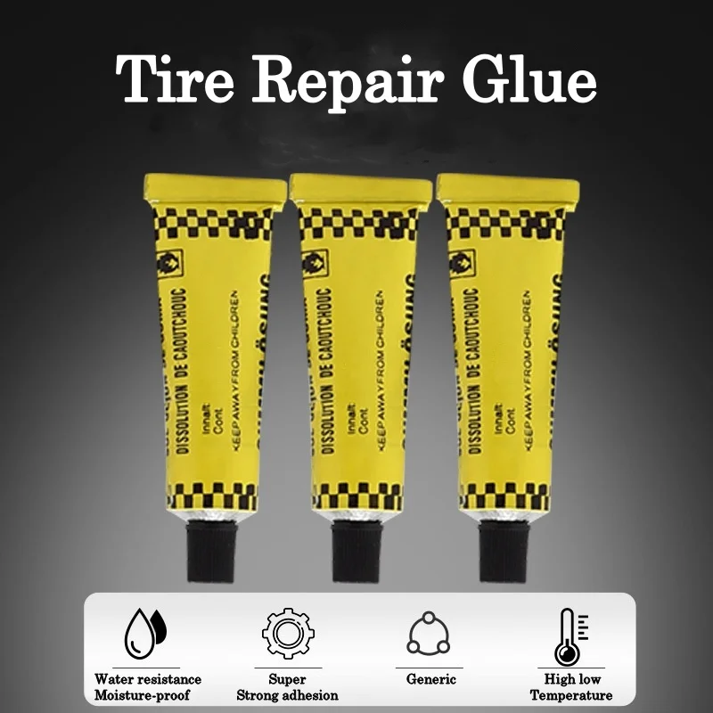 Motorcycle Bicycle Tire Repairing Glue Portable Scooter Inner Tube Puncture Strong Tyre Repair Glue Car Repair Tool