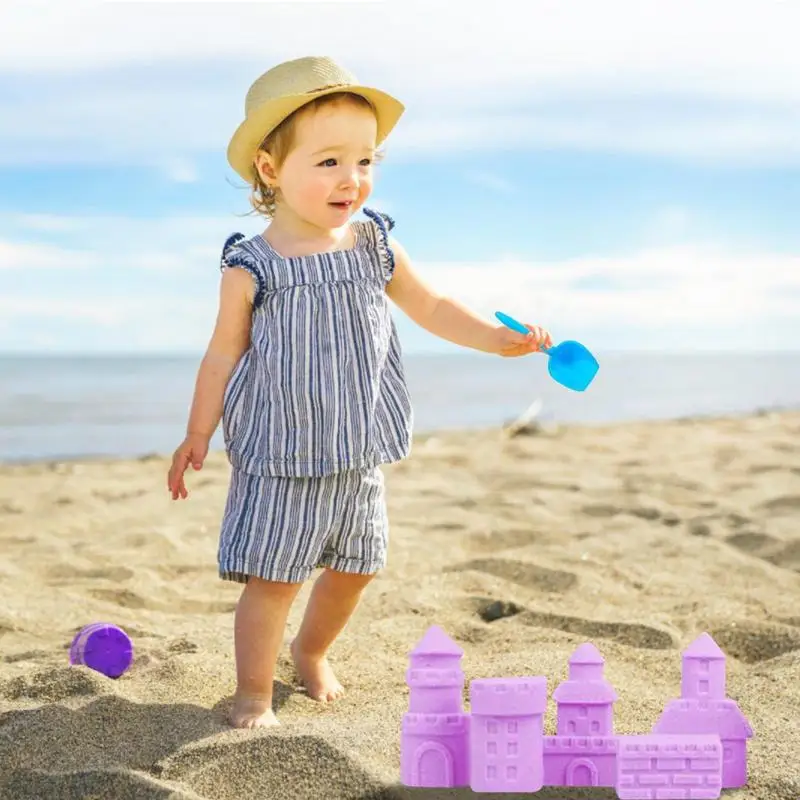 Jogo de areia interior para meninos e meninas, areia sensorial com base de almofada inflável, molde colorido, brincalhão para crianças