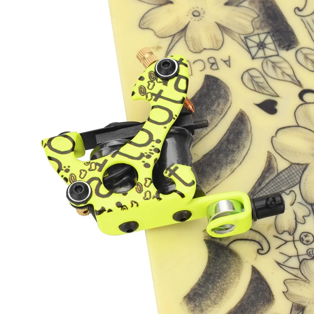 Máquina de bobina de tatuaje, marco de hierro galvanizado, bobinado de alambre de precisión, herramienta de revestimiento estable, suministros de tatuaje, dispositivo, suministros de tatuajes