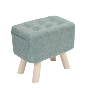 Стул для ног однотонный, домашний низкий стул, современный простой чайный столик для гостиной, деревянный диван из массива дерева