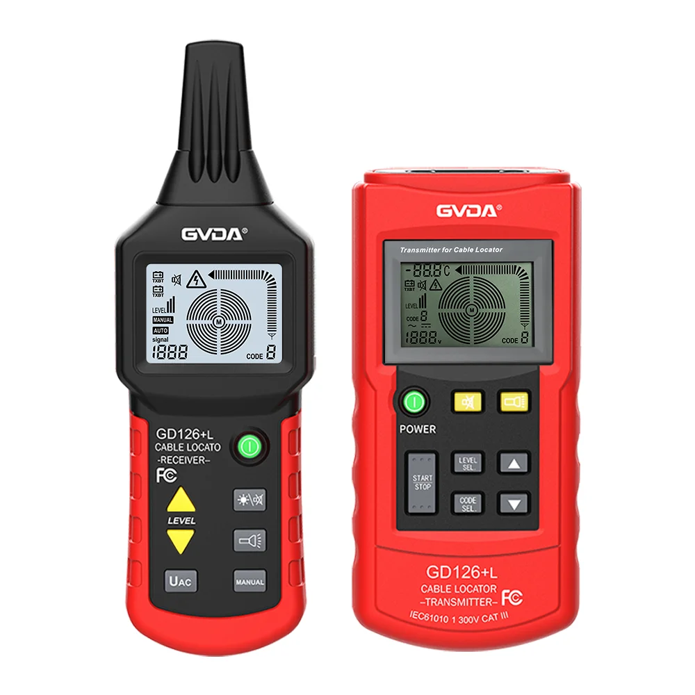 GVDA Metallrohr-Ortungsgerät 30-400V AC/DC Leitungsortungsgerät Professioneller Kabeltester MS6818 Untergrund-Netzwerk-Schutzschalter-Finder