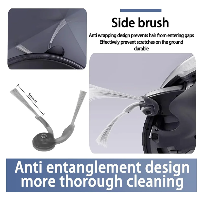 Compatible For Roborock Saros 10R / S9 Maxv Slim Spare Parts Main Side Brush Filter Mop Dust Bag Accessories Consumables