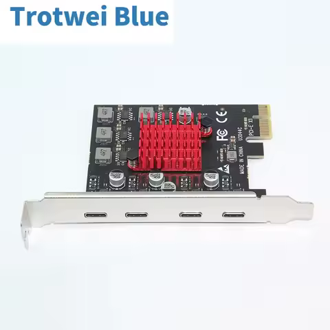 PCIE USB 3.1 GEN2 Type-c Expansion Card,10Gbps PCI Express 3.0 1X to Type C Connector for Windows 10/8