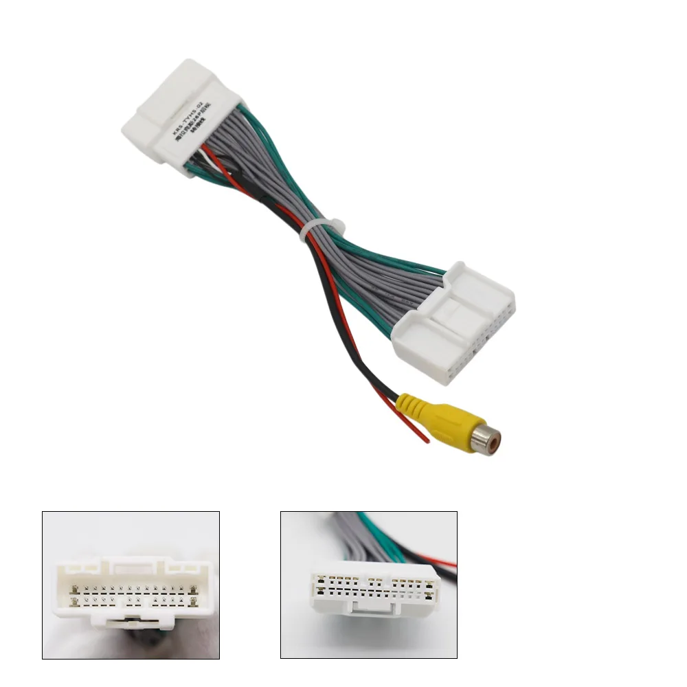 Rear View Camera Retention Wiring Harness Adapter For Toyota Hilux 2020 2021 Backup Cable Connect Original Factory Display