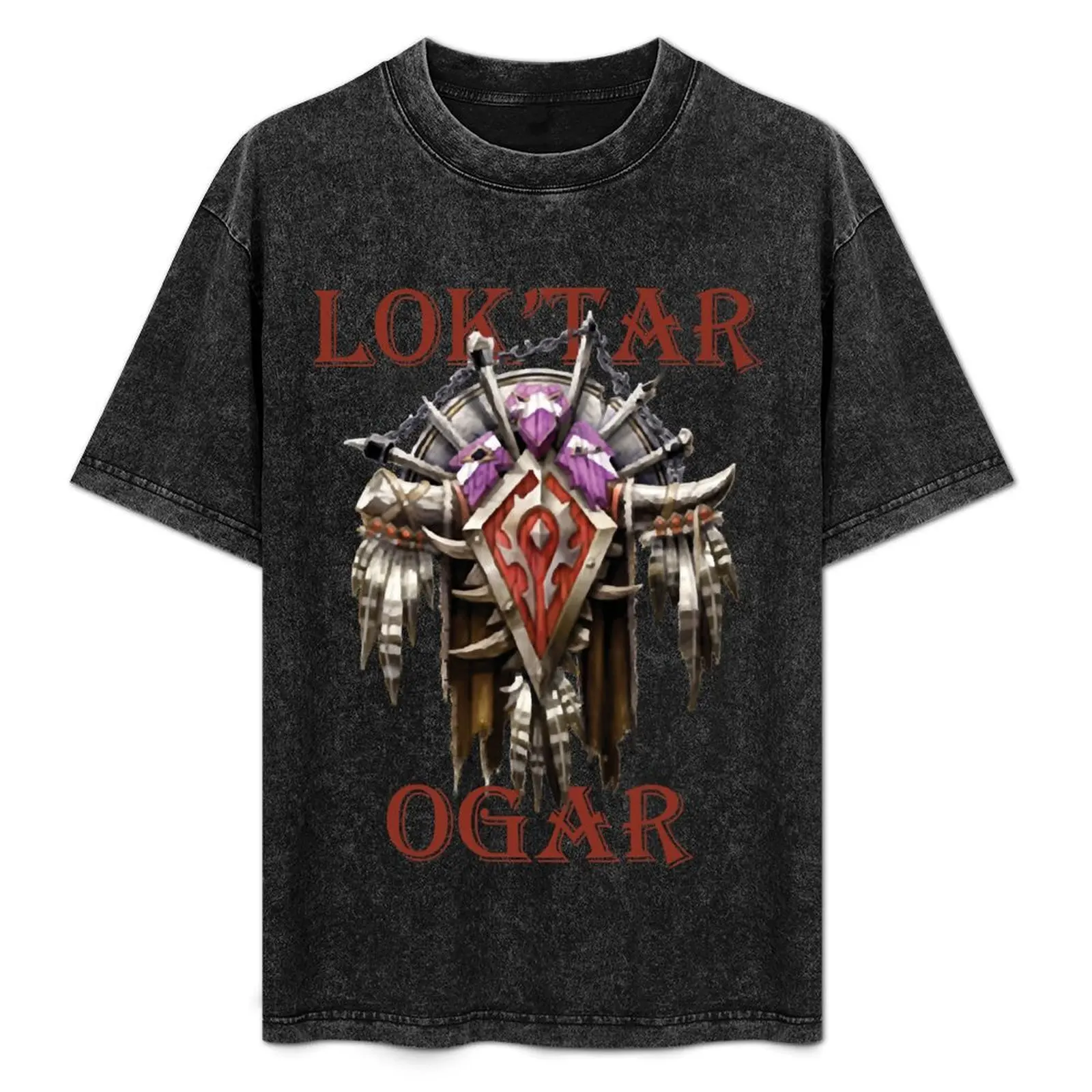 

Lok Tar Ogar Victory or death T-Shirt oversizeds graphic t shirt vintage T-shirts for men cotton
