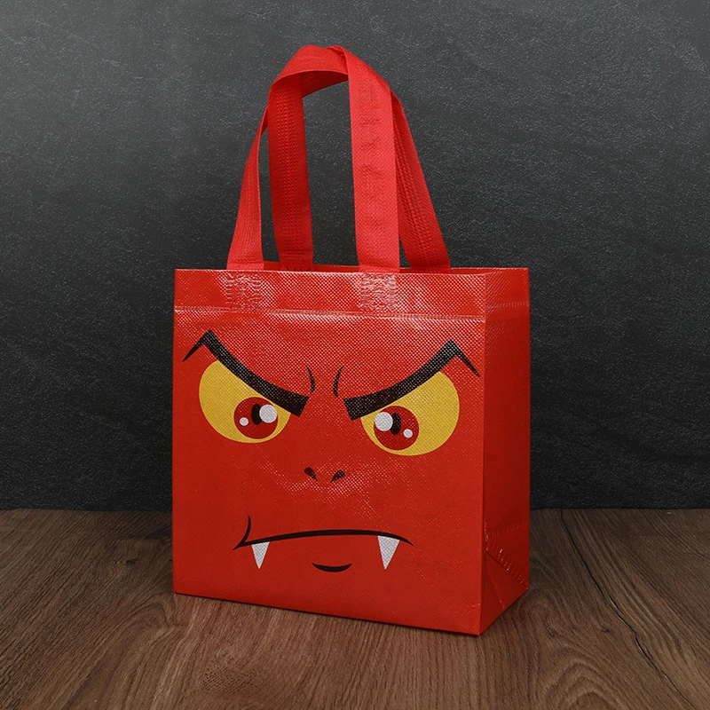 8-24Pcs Halloween Vlies Geschenk Taschen Kürbis Geist Süßigkeiten Snacks Verpackung Tasche Halloween Party Home Decor liefert Kinder Gefälligkeiten – Detail 9