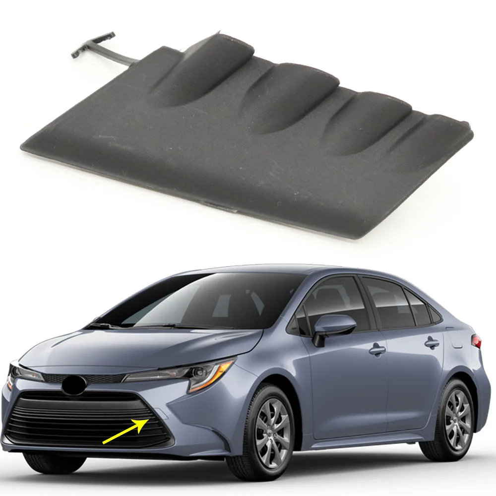 

Car Front Towing Eye Hook Grille Cover Trim Trailer Cap For Toyota Corolla LE 2023-2025 US Version 53128-12190