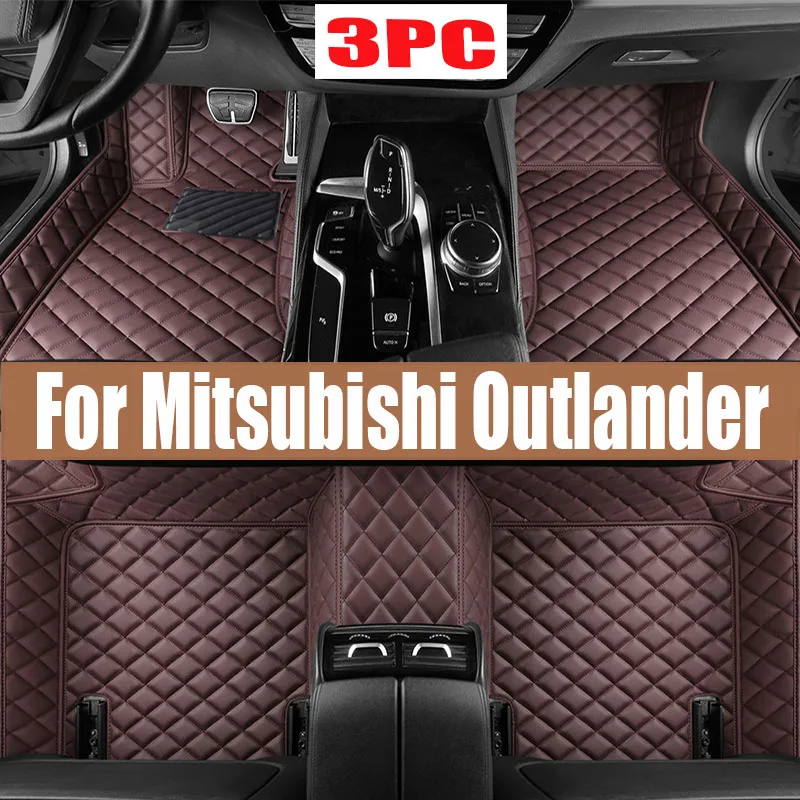 

Hybrid Vehicle Car Mats For Mitsubishi Outlander PHEV GN 2022~2023 5seat Leather Pad Car Floor Mats Tapis De Sol Car Accessories