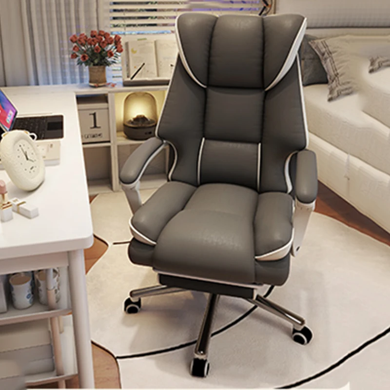 

/Luxury Armrest Office Chair Comfy Bedroom Designer Adjustable Gaming Chairs Computer Relaxing Sillas De Escritorio Furniture