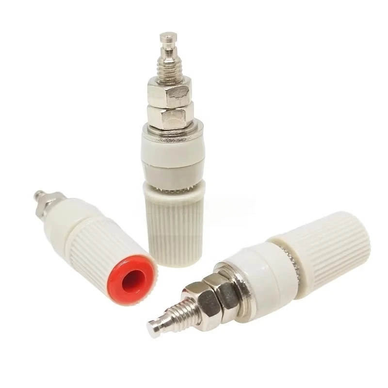 1PCS High Current 30A M5 Type 4mm Amplifier Female Banana Jack Socket Test Binding Post