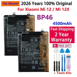 100% Original Hohe Qualität Neue Telefon Ersatz 4500 mAh Batterie BP46 Für Xiaomi Mi 12/Mi 12X Batterien bateria Schnelle Lieferung