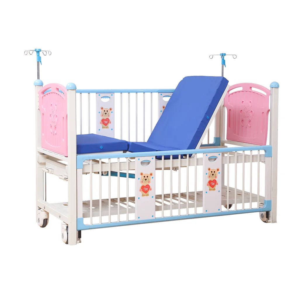 

Nursing BedHigh Quality Removable Child Care Bed Manual Baby Bed 2 Cranks Bed Baby Crib