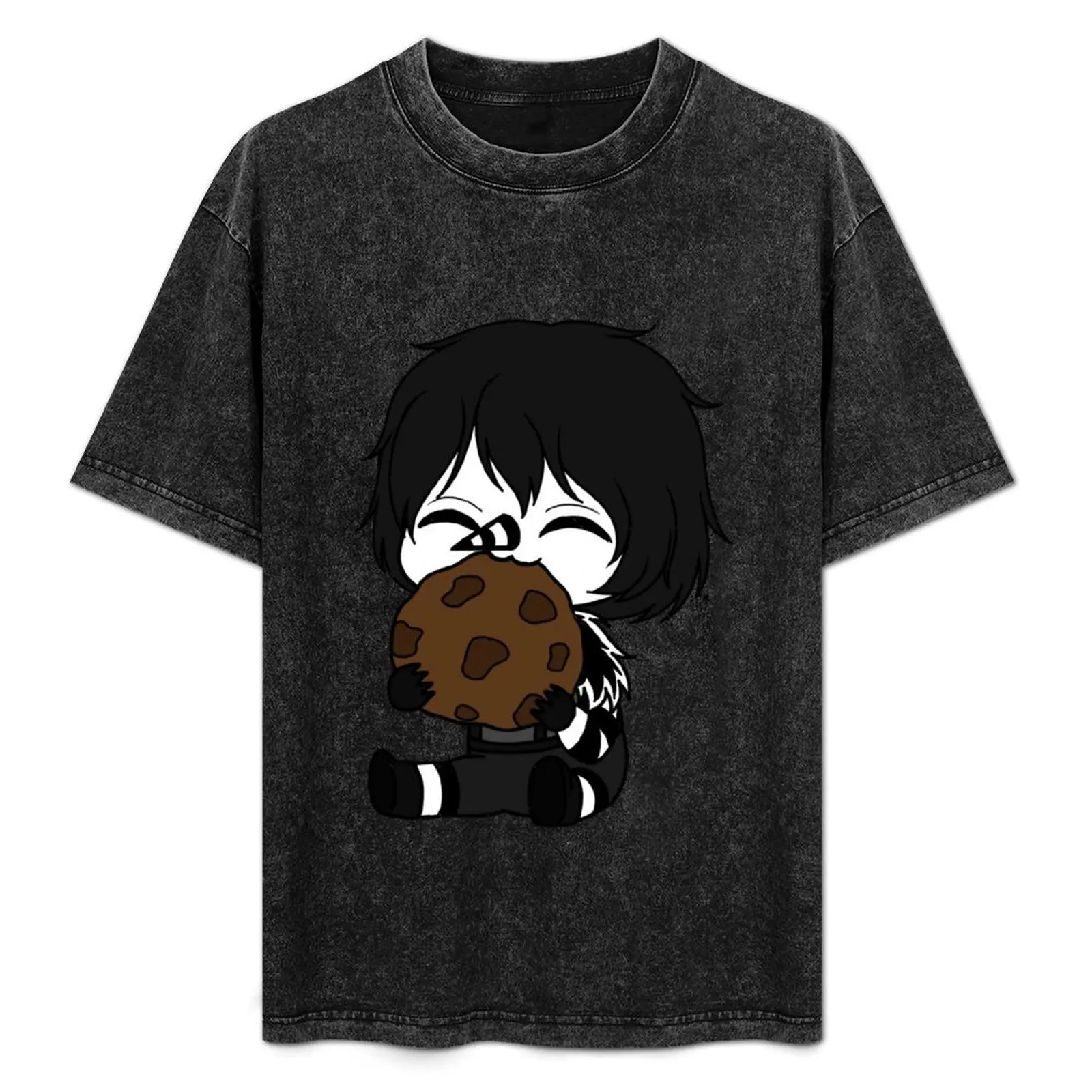 

cute creepypasta laughing jack eat cookie T-Shirt Durable Work Wear T-Shirt