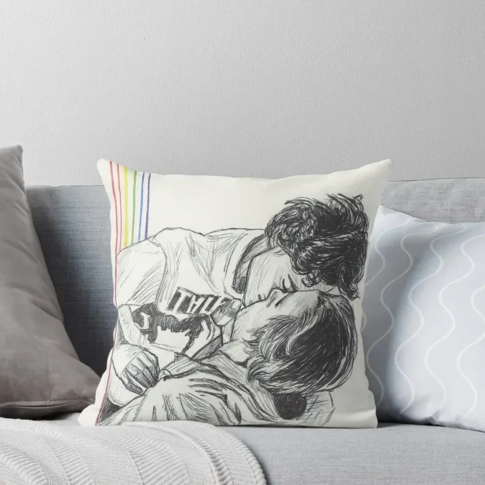 

Pride Kiss Throw Throw Pillow luxury decor Custom Cushion Photo Decorative Sofa Cushion christmas cushions covers pillow