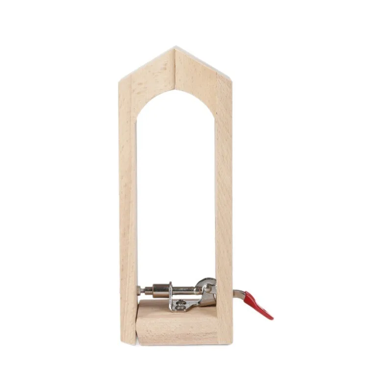 For Leather Tools Hand-sewn Desktop Wooden Clip Fixed Clip Beech Material