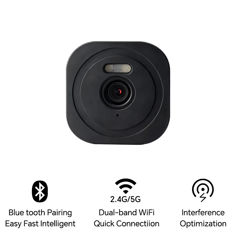 Tuya Smart Window Camera - Vervangt buitencamera, 2,4/5GHz WiFi |   3MP HD |   Volledig gekleurd nachtzicht via raam voor huisbeveiliging