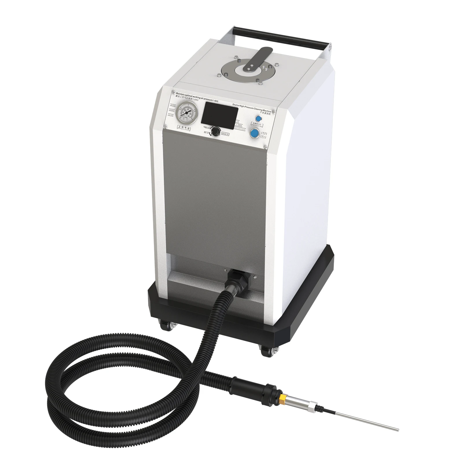 

X-GB66 Automobile Combustion Chamber Carbon Cleaning Machine by Dry Ice / High Pressure Dry Ice Blasting and Cleaning Machine