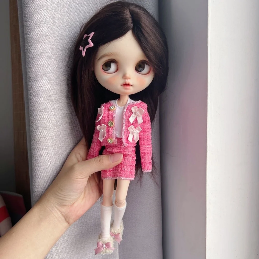 

bjd doll clothes suitable for ob24 ob22 Blythe size long sleeve small fragrance set doll accessories
