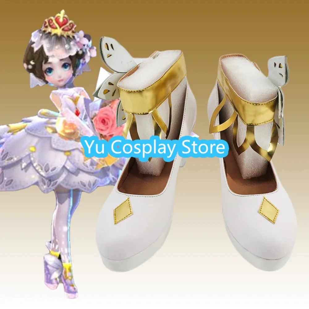 Yu Cosplay Store Honor Of Kings Xiao Qiao Pure White Wedding Cosplay Shoes Anime Cosplay Shoes Boots Halloween Costumes Props